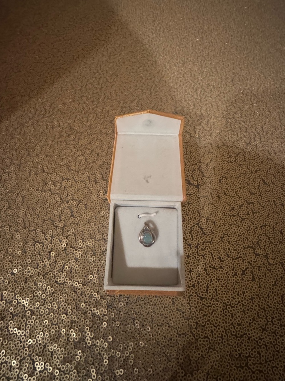 New Sterling Silver Australian Opal Pendant